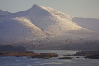 Ben More covered in snow