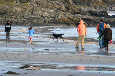 Family on Ardalanish Beach