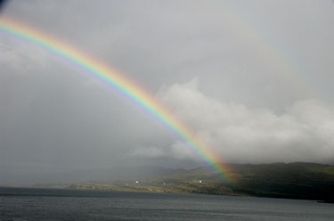 Rainbow over Loch na Keal
